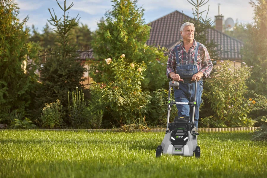 electric walk behind lawn mowers