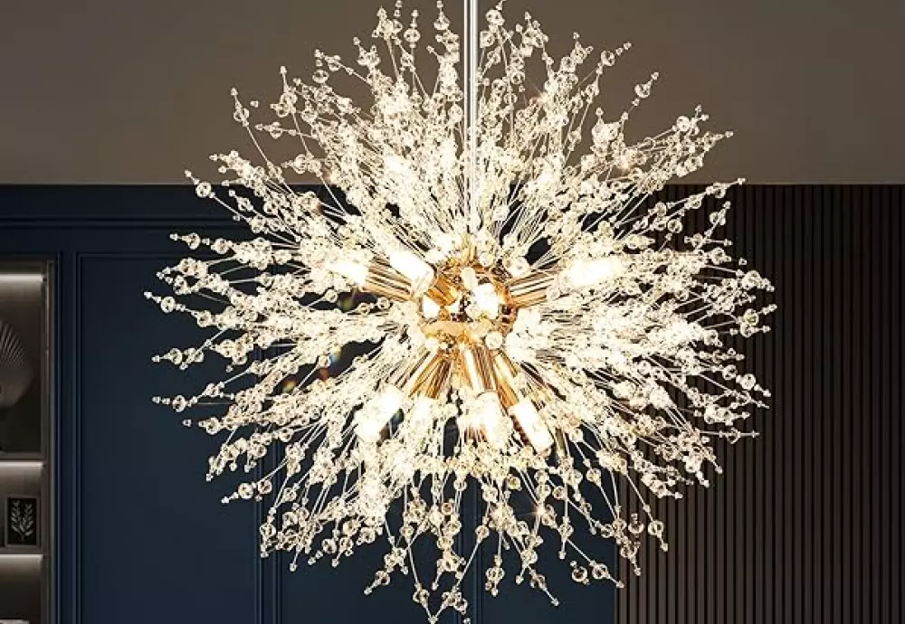 bedroom crystal chandelier